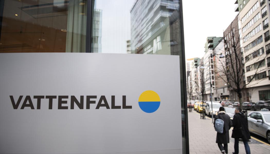 Jessica Gow/TT: Vattenfall bygger en vindkraftpark i Nordsjön. Arkivbild.