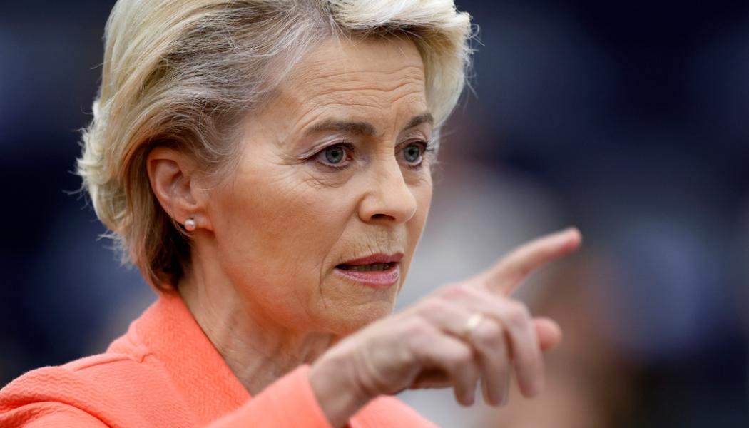 Jean-Francois Badias/AP/TT: EU-kommissionens ordförande Ursula von der Leyen. Arkivbild.