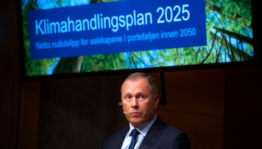 Ole Berg-Rusten/NTB/TT: Norge, här i form av oljefondschef Nicolai Tangen, säger att de investerar fossilpengarna grönt. Arkivbild.