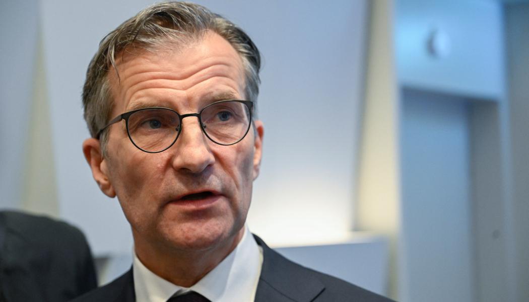 Henrik Montgomery/TT: Riksbankschef Erik Thedéen. Arkivbild.