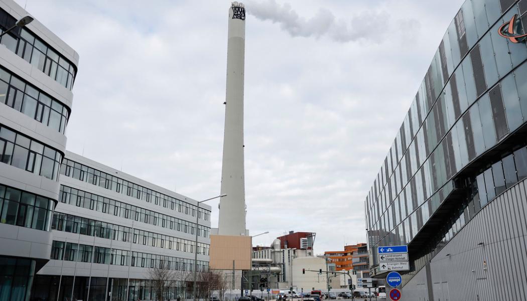 Daniel Löb/AP/TT: Ett fossilgaskraftverk i Erlangen i Tyskland. Arkivfoto.