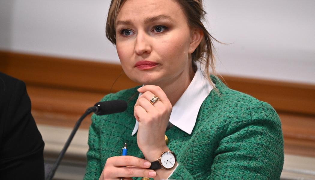 Claudio Bresciani / TT: Ebba Busch (KD), energi- och näringsminister. Arkivbild.