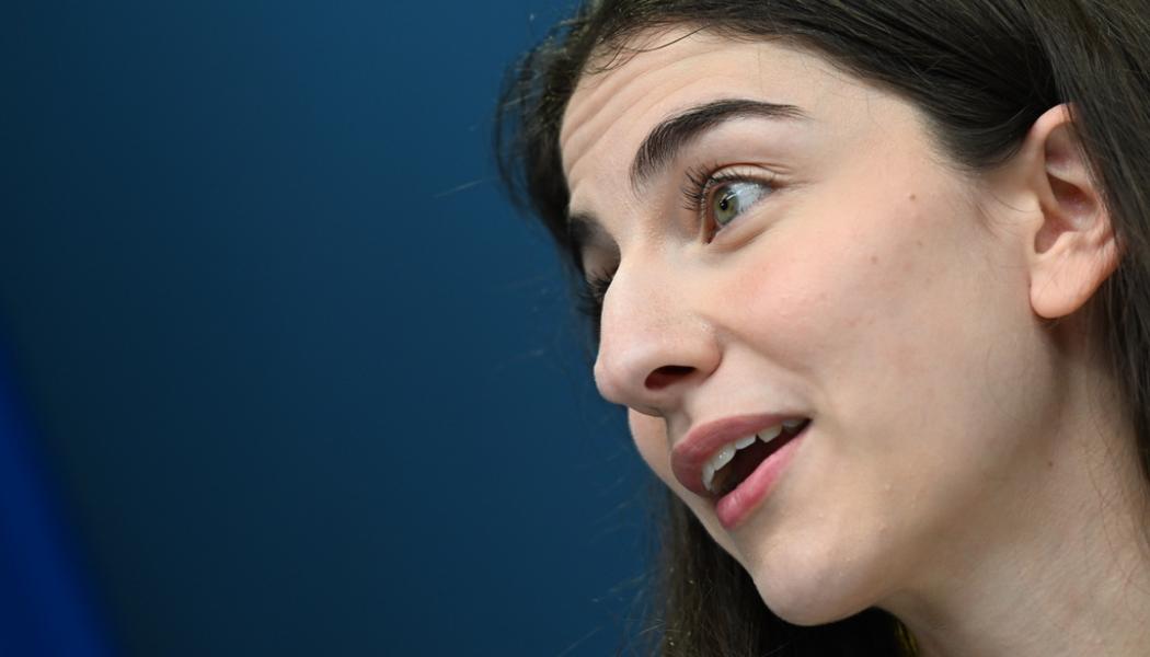Fredrik Sandberg/TT: Klimat- och miljöminister Romina Pourmokhtari (L) skyndar på med lagförslag för ny kärnkraft. Arkivbild.