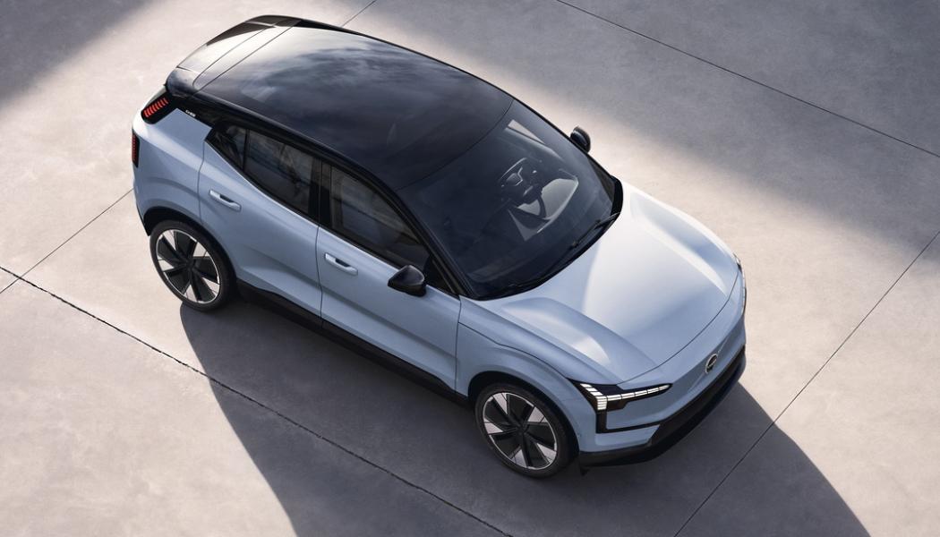 Volvo/TT: Volvos nya elbil, EX30 som presenterades alldeles nyligen. Arkivbild.