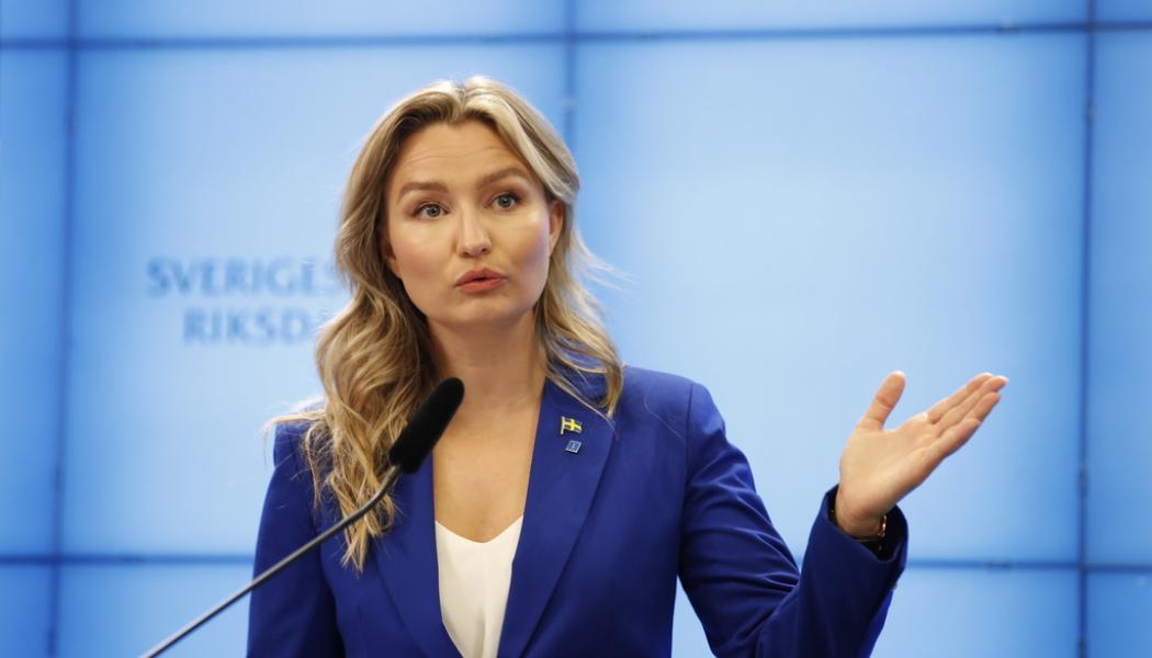 Caisa Rasmussen/TT: Energi- och näringsminister Ebba Busch (KD). Arkivbild.