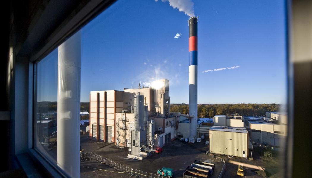 Fjärrvärmeverk Hässleholm. Pressbild: Hässleholm Miljö