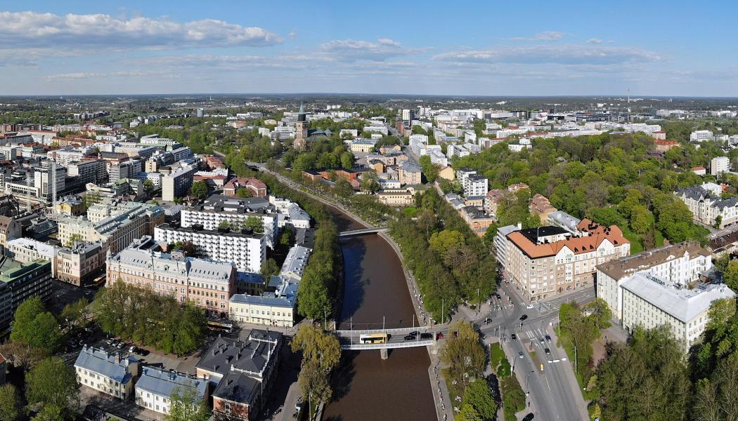 Panorama av Åbo. Foto: Wikipedia Common. Kredit: kallerna