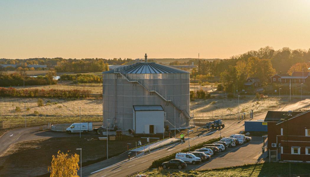 Biogasanläggning inom Tekniska verken-koncernen, foto: Crelle.