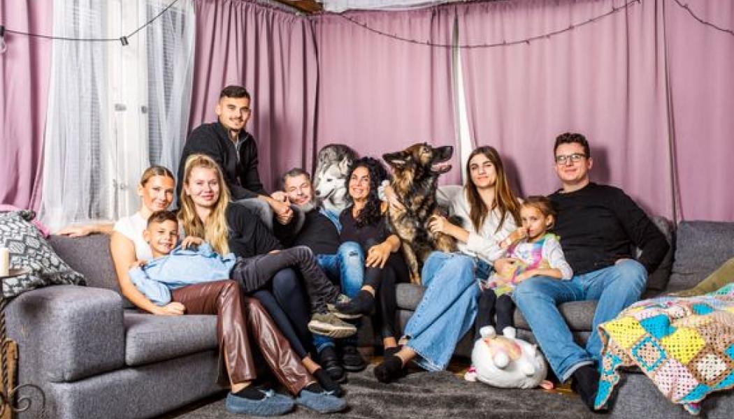 Familjen Jarny från Svedala. Foto: Christian Andersson, Apelöga