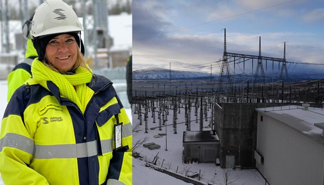 Liselotte Schillén-Wenger är projektledare för station Ritsem på Svenska kraftnät.