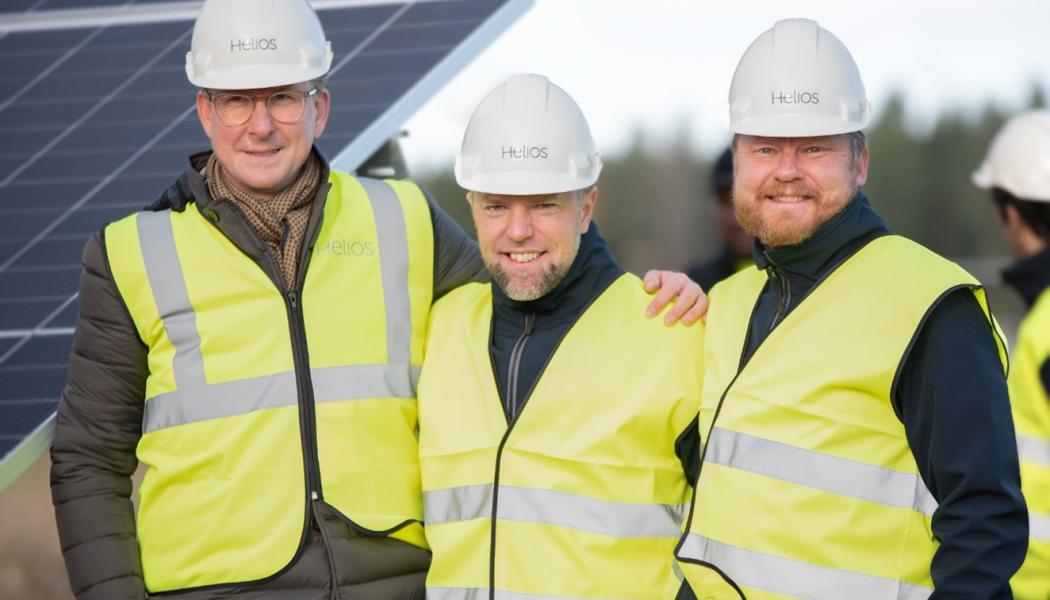 Grundarna av Helios: Andreas Tunbjer, Magnus Rahm and Johan Lundin.
