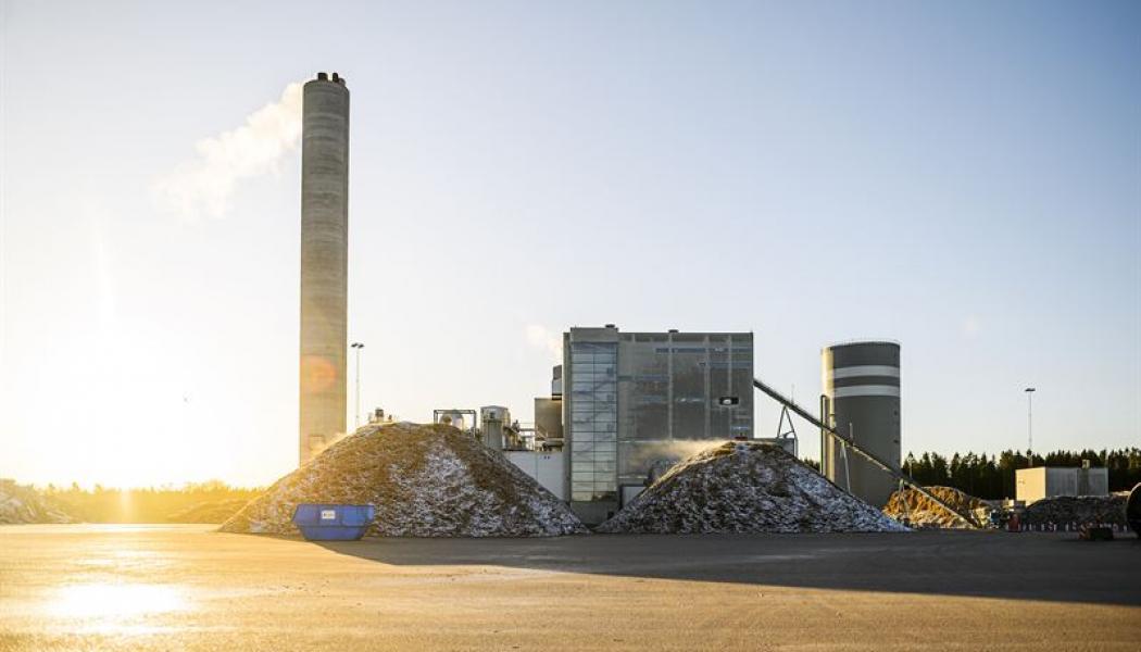 Affärsverkens Kraftvärmeverk på Mältan. Foto: Affärsverken