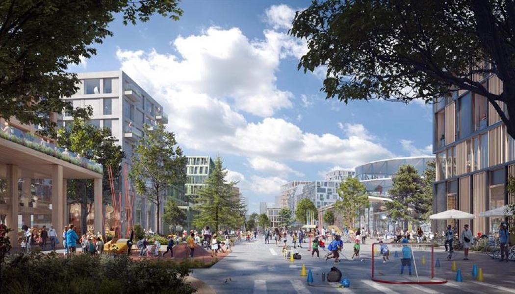Torontos flygbas blir en levande stadsdel genom Ramboll-projekt. Foto: Ramboll