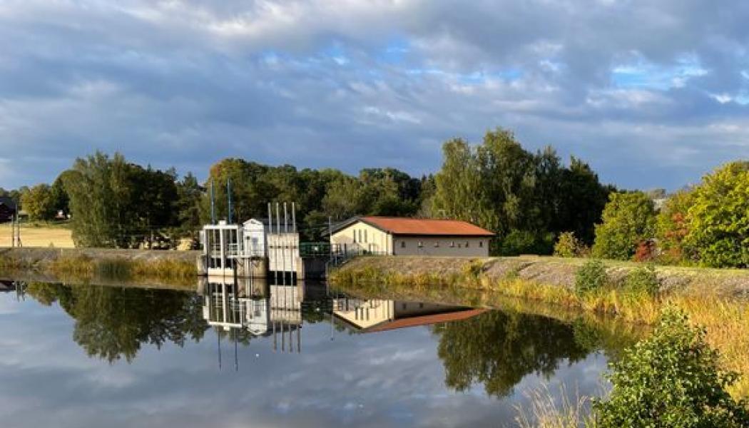 Vattenkraftstationen i Viggeby. Pressbild: Tekniska verken