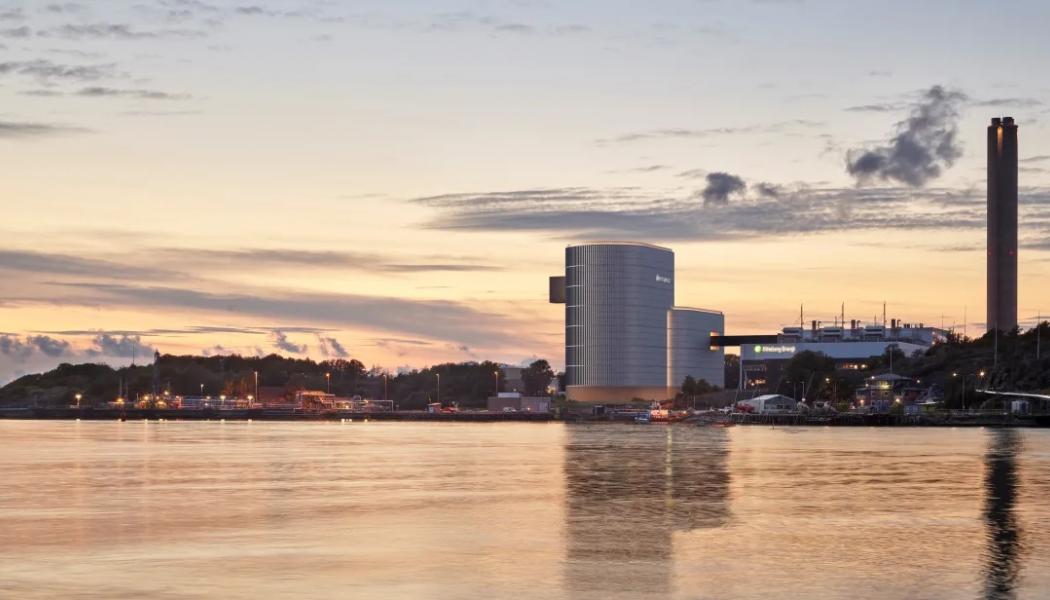 Gestaltningstävling avgjord - Så kan Göteborg Energis nya bioångpanna se ut. Visionsbild:  Gottlieb Paludan Architects
