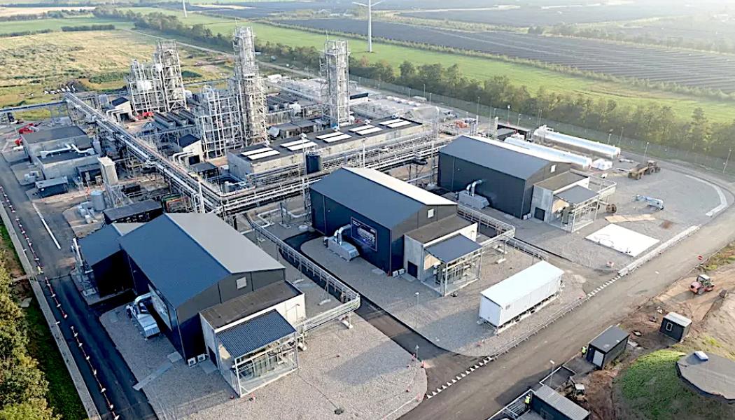 Power-to-X-projektet i Kassø i södra Danmark.
Foto: European Energy