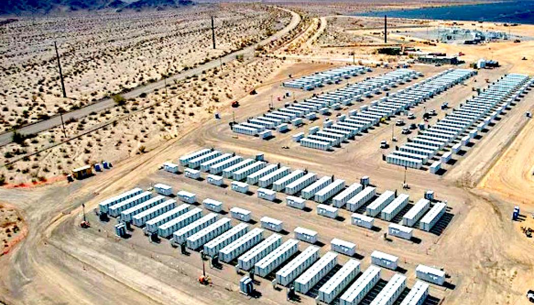 Ökenenergi. NextEras energilager i Kalifornien. Foto: NextEra