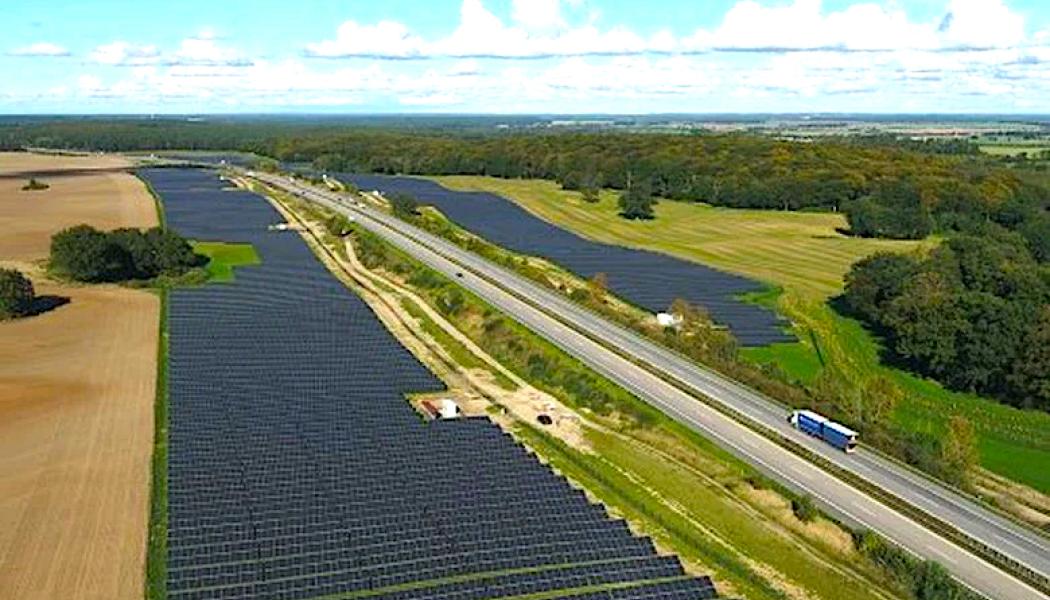 Solparken Kogel Leizen i Mecklenburg-Vorpommern, Tyskland. Foto av Vattenfall.
