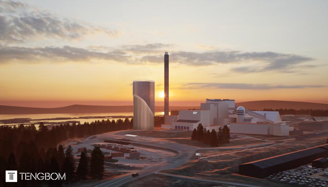 Ackumulatortank Hedenverket ljusare med logo.  Pressbild: Karlstads Energi AB