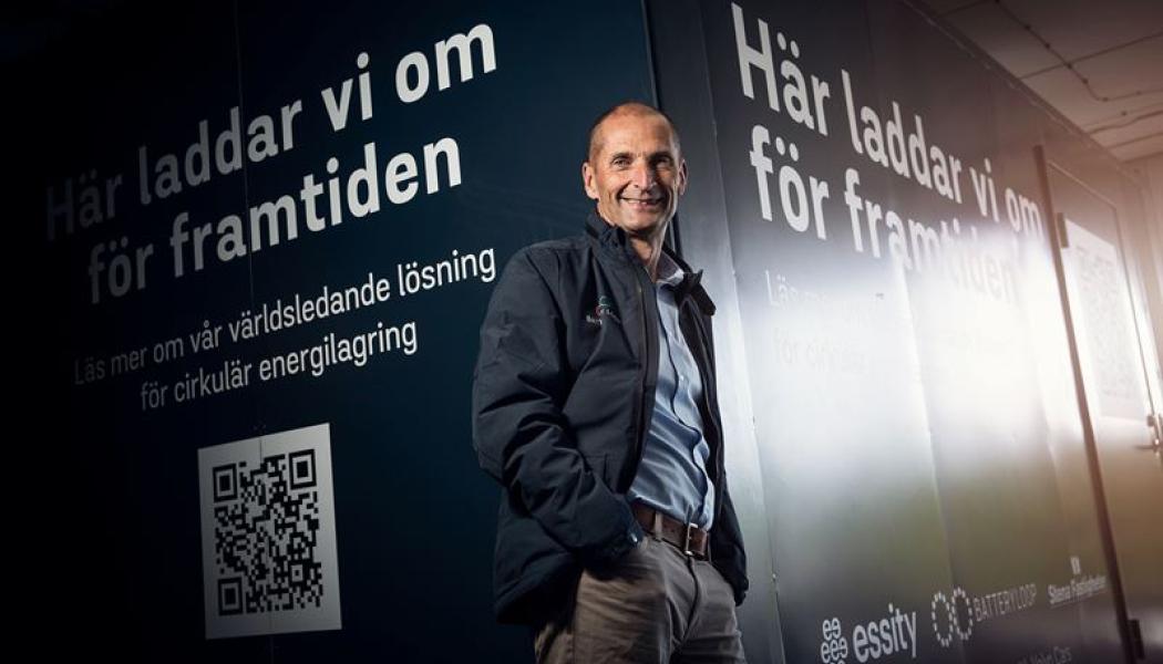 Rasmus Bergström, Vd på BatteryLoop. Foto: BatteryLoop