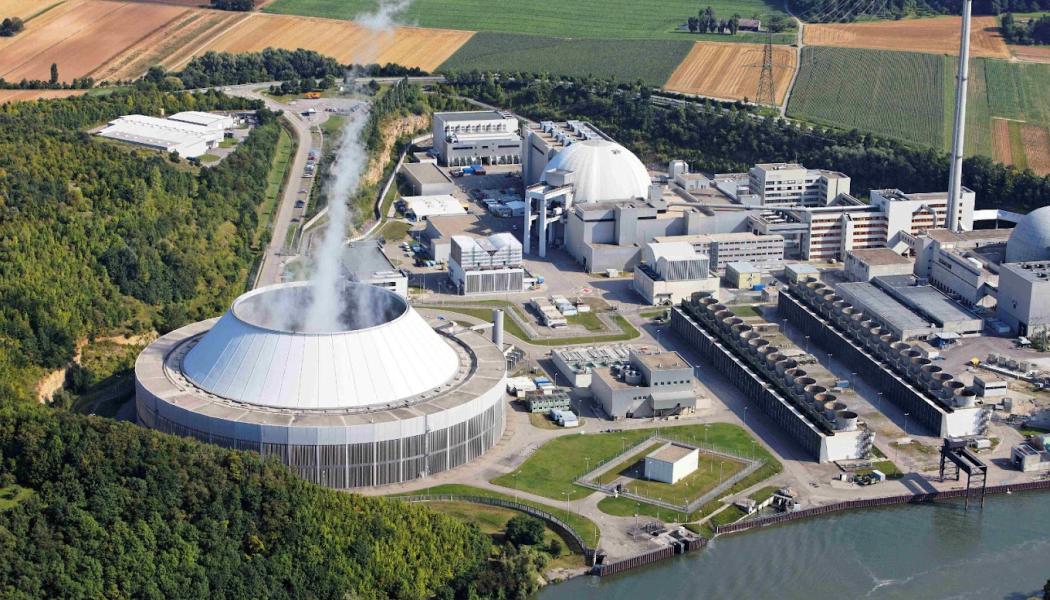 Avstängt tyskt kärnkraftverk i Neckarwestheim. Foto: EnBW Kernkraft GmbH