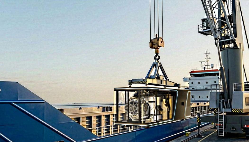 AMPERA utvecklar en kompakt mikroreaktor baserad på thorium. Systemet är förseglat och ska kunna drivas i decennier utan bränslepåfyllning.   Bild: AMPERA