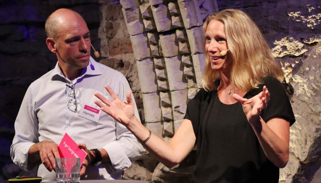 Åsa Pettersson och Hannes Borg, Foto: Arena Energi 2023