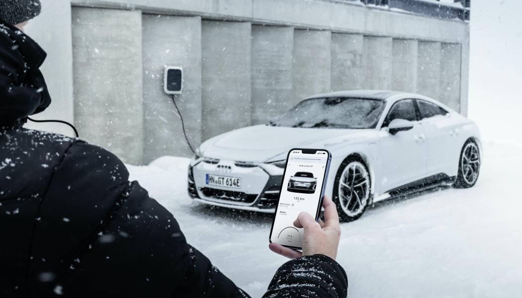 Alla elbilar drabbas av prestandaförlust under vintern. Foto: Audi