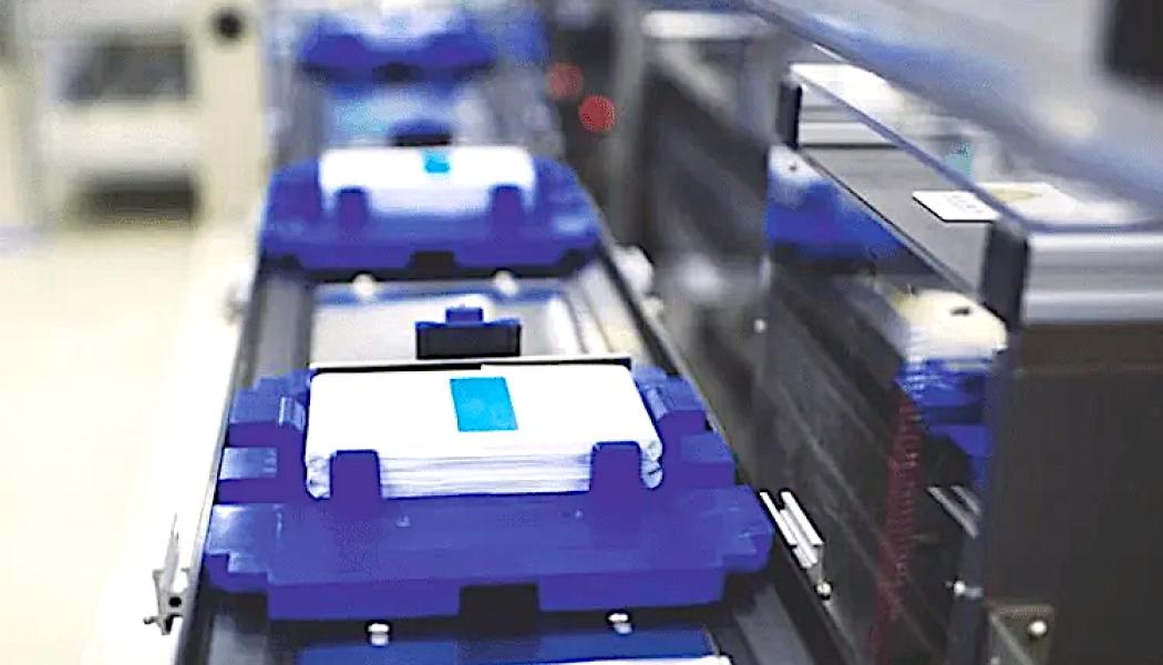 Batteritillverkning i CATL:s fabrik i Kina. Foto: CATL