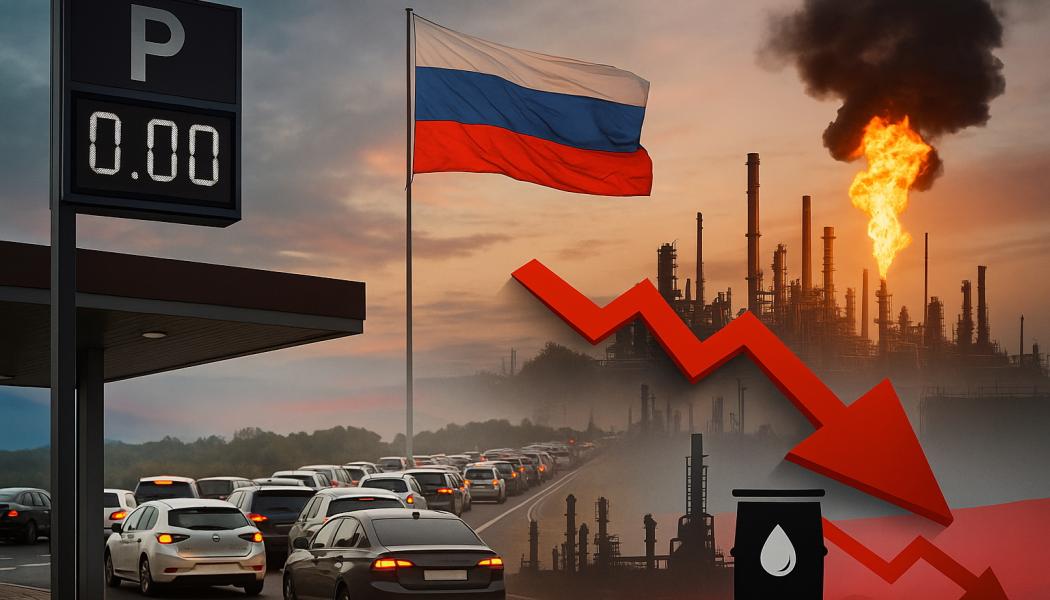 Trots Putins försök att dämpa krisen med import och exportförbud kvarstår faktum: Rysslands oljeberoende ekonomi blöder, och Ukrainas precisionsangrepp har blottlagt en av Kremls mest sårbara punkter – energisektorn. AI-genererad bild. Ej ett fotografi.
Upphovsrätt © Conventus