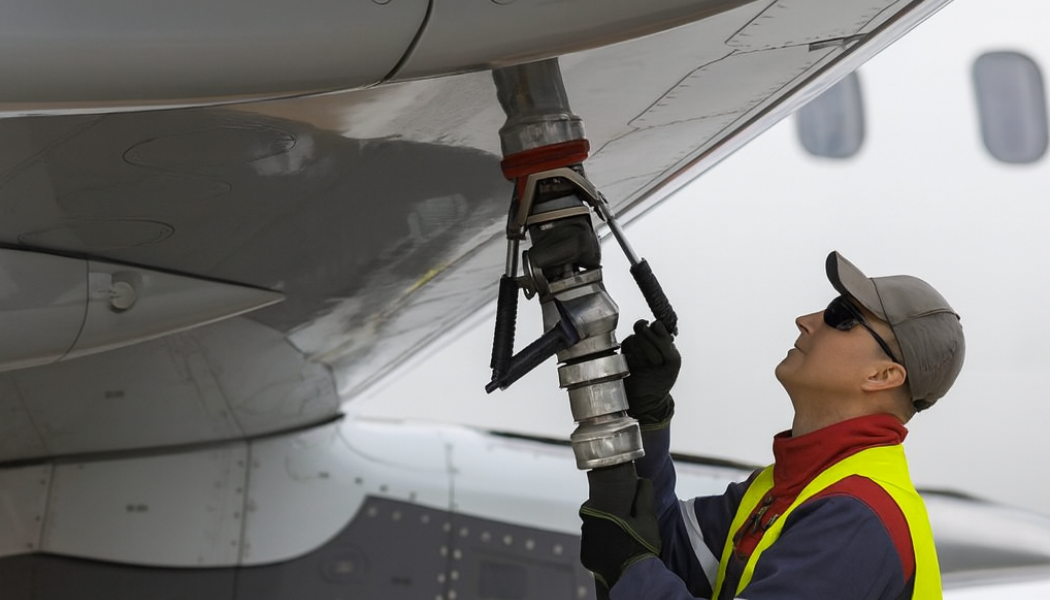 Frågan om syntetiska flygbränslen ingår i en större global konkurrens. Projekt som Infiniums ”Project Roadrunner” i Texas, som förväntas producera e-bränslen från slutet av 2026, visar att investeringar sker snabbare utanför Europa. Bild: Illustration: AI-genererad bild. Ej ett fotografi.© Conventus