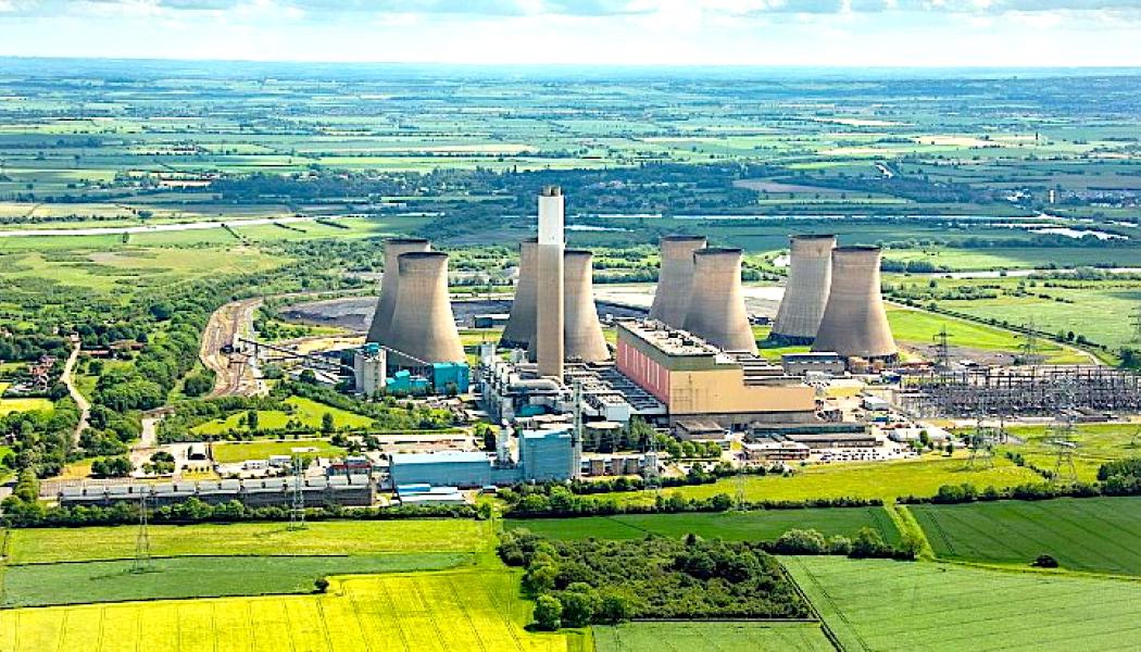 Kraftverket Cottam, fotograferat innan kyltornen revs förra året. (Bild: EDF Energy)