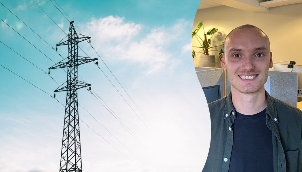 Civilingenjör Carl Karlsson skriver examensarbete på Energikontoret i Mälardalen. Upphovsrätt: Carl Karlsson