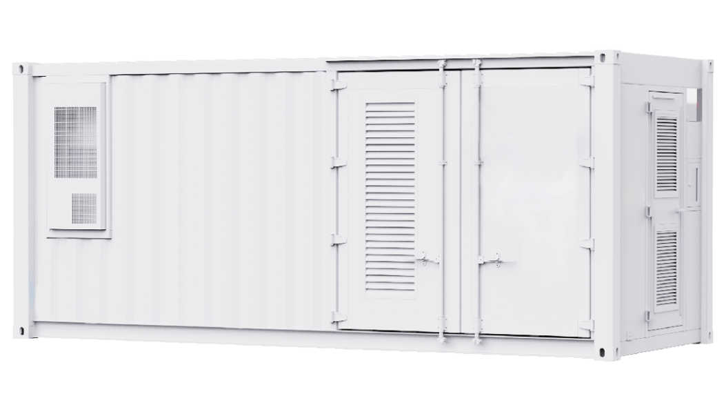 Energilagringssystem container. Bild: MVS
