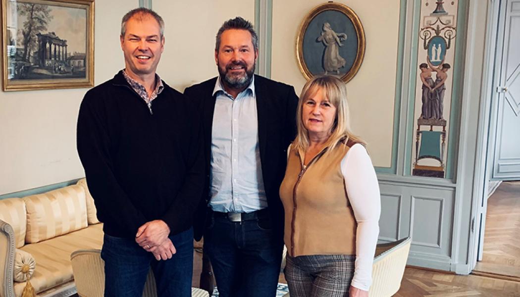 Per Dahlberg, vd på Falu energi och vatten, Mikael Selander, avdelningschef på Länsstyrelsen och Lotta Magnusson, chef för strategisk utveckling på Visit Dalarna. Alla tre är medlemmar i Dalarnas energi- och klimatråd. Foto: Daniel Fält
