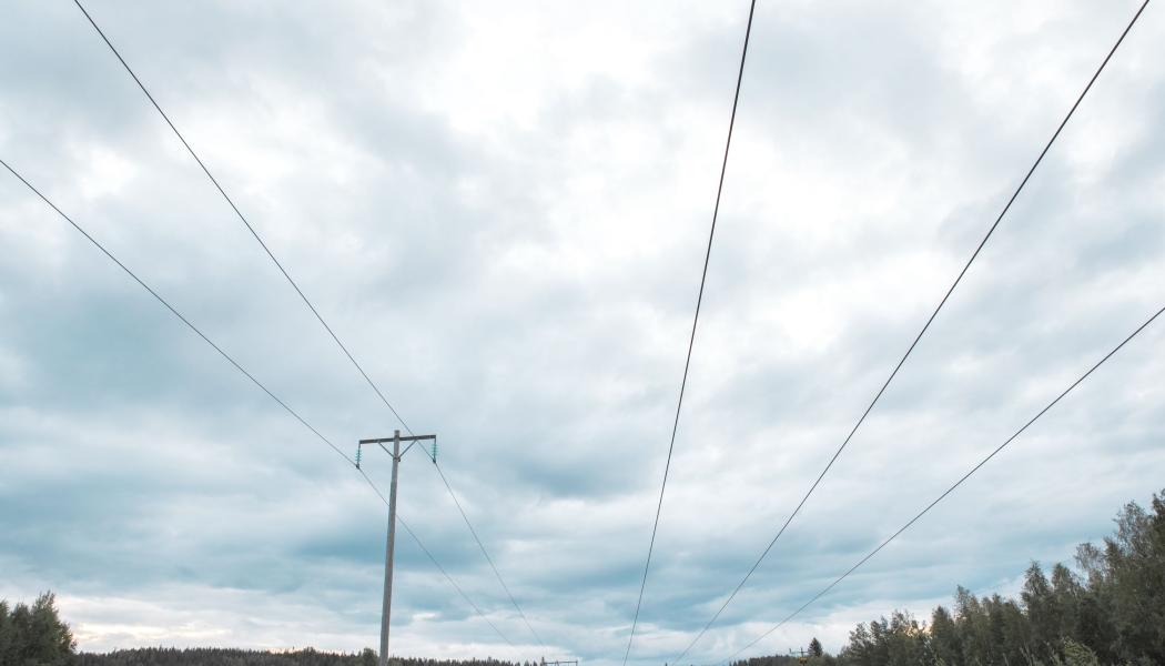 Drönarinspektionen genomfördes längs den 12 km långa elledningen mellan Tuve och Ytterby på västkusten i Sverige. Foto: Vattenfall Eldistribution