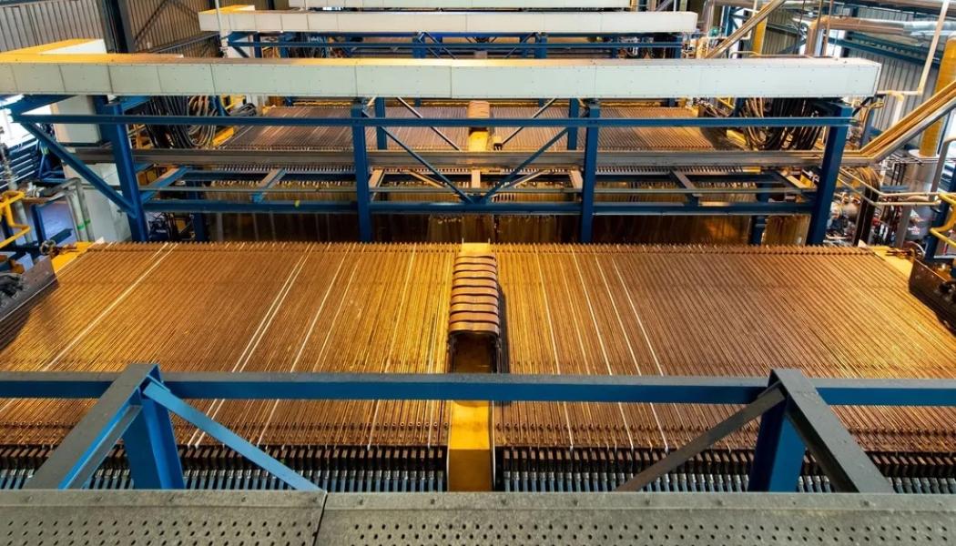 Elektrolys vid klor-alkali-anläggningen i Rotterdam
Foto: Nobian