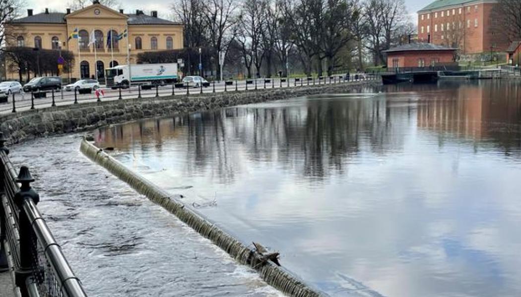 Faunapassagerna i Svartån i Västerås har utsetts till vinnare av Trafikverkets arkitekturpris 2025. Projektet lyfts fram för hur det både hjälper fisken tillbaka till ån och skapar en mer levande och inbjudande miljö mitt i staden. Pressbild: Mälarenergi