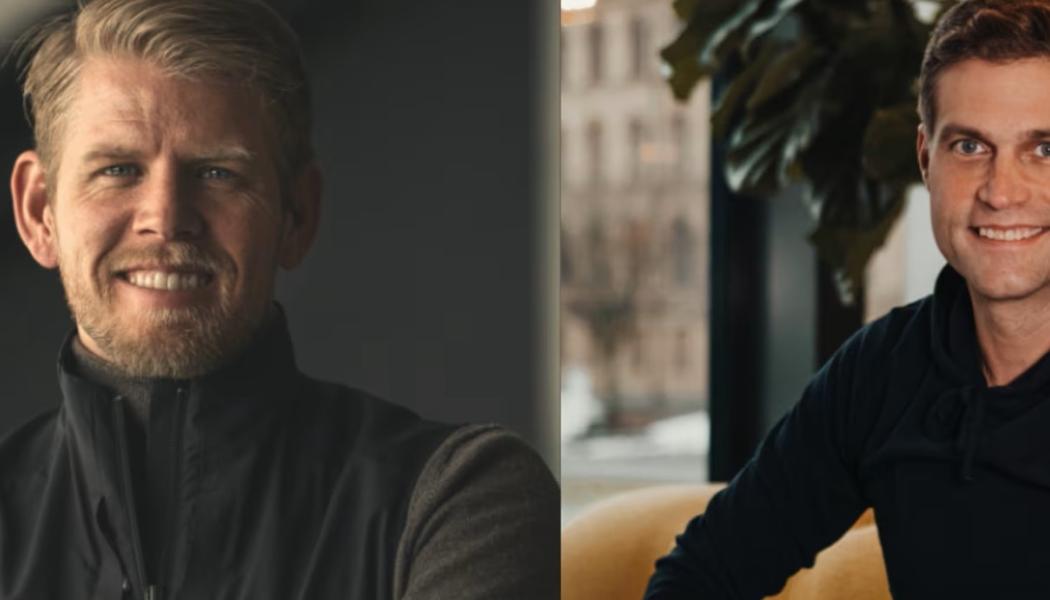 Filip Wiqvist, CEO på KP Energy, och Gunnar Jönsson, VD för 1komma5 i Sverige & Norden. Foto: 1komma5