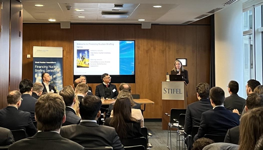 Deltagarna i London framhöll därför behovet av mer harmoniserade licensprocesser mellan länder och tydligare politiska signaler som minskar investeringsrisken.  Foto: World Nuclear Association