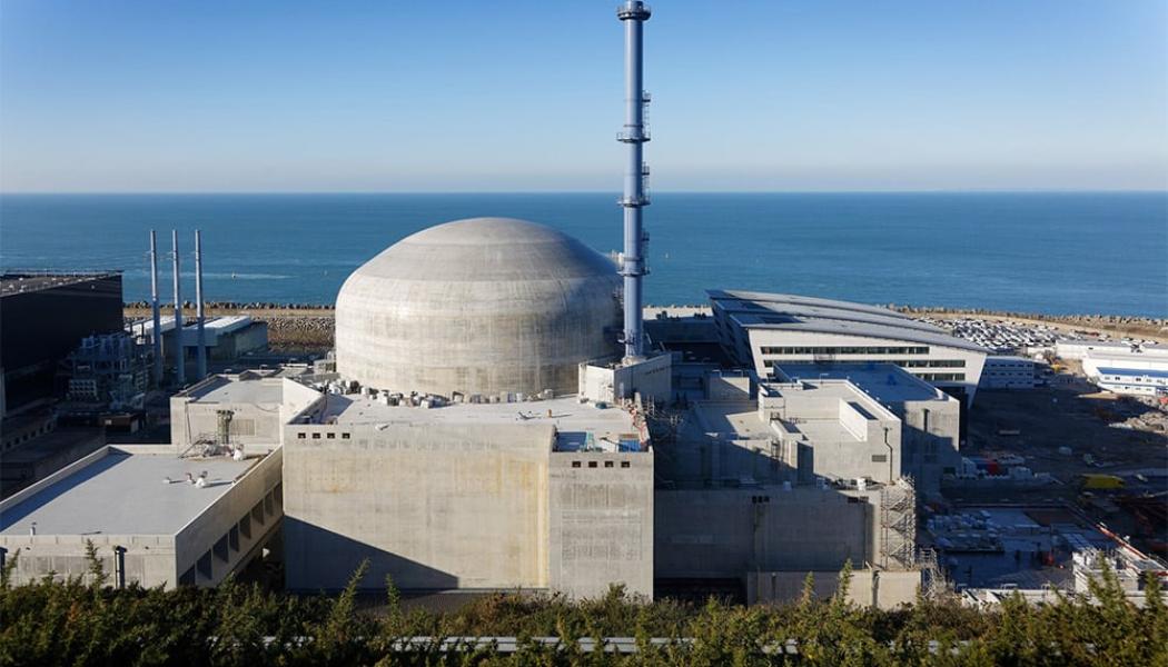 Reaktorn Flamanville 3 i Normandie, Frankrike, togs i kommersiell drift den 21 december 2024. Enheten förväntades ursprungligen tas i bruk för 12 år sedan. Foto: EDF.