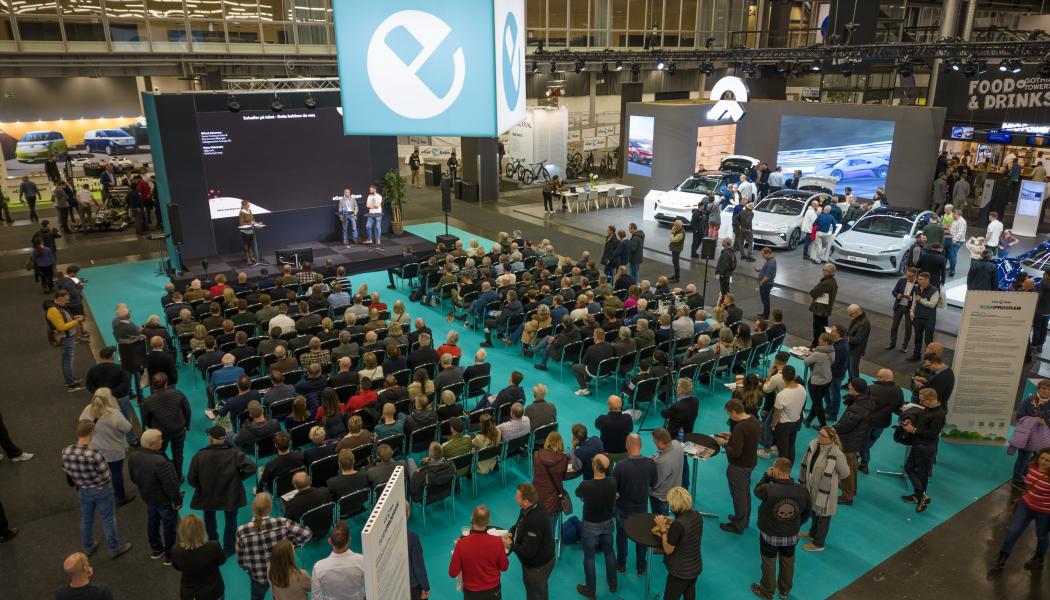 Elbilsmässan eCarExpo i Göteborg den 1–3 december bjuder på totalt 27 seminarier och programpunkter som är fria för alla besökare. Foto: eLife Nordic