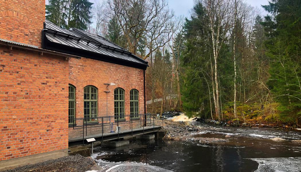 Gisslarbo kraftstation från 1914. Foto: Mälarenergi 