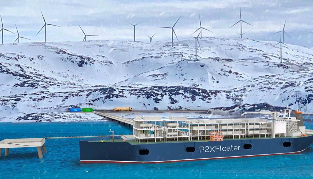 Planlagt stor vindpark for grønn ammoniakkproduksjon utenfor Grønland