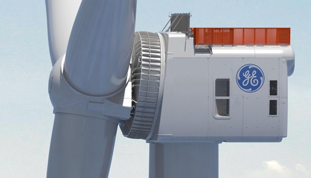 GE’s Haliade-X offshore vindturbin. Foto: General Electrics