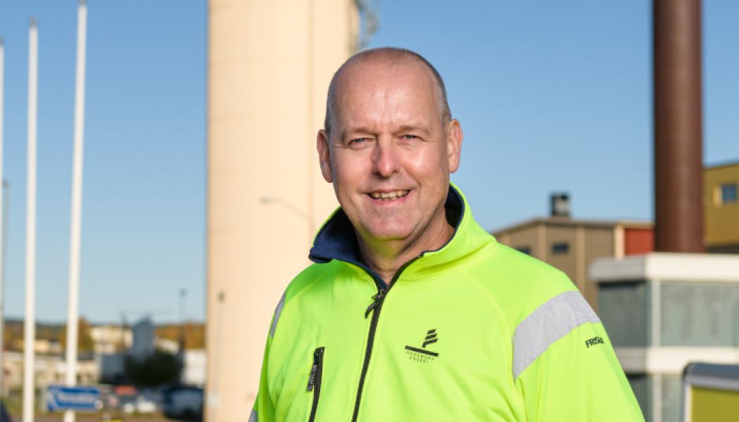 Bild: Peter Fant, fjärrvärmechef på Hedemora Energi.