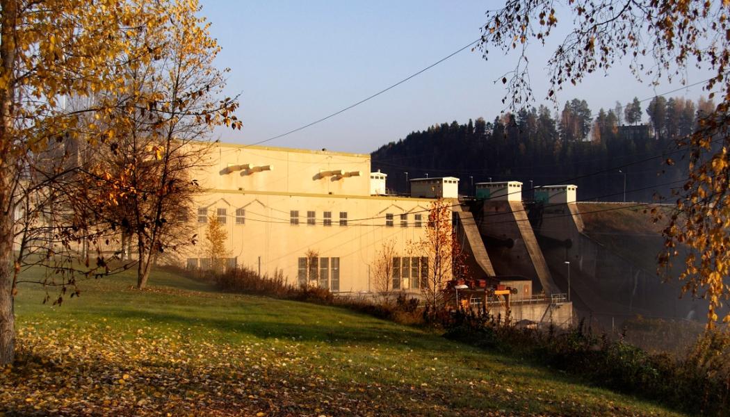 Hölleforsens kraftverk ligger i Indalsälven i norra Sverige. Foto: Vattenfall