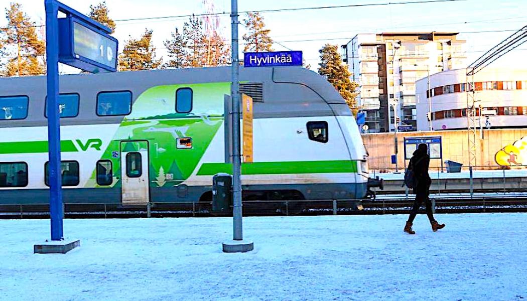 Hyvinge station i södra Finland. Foto: Symbolbild, fr. Arkiv