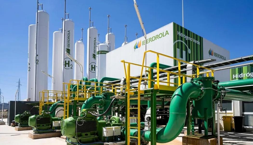 Iberdrolas befintliga 20 megawatts anläggning för grön vätgas i Puertollano, Spanien. Foto: Iberdrola