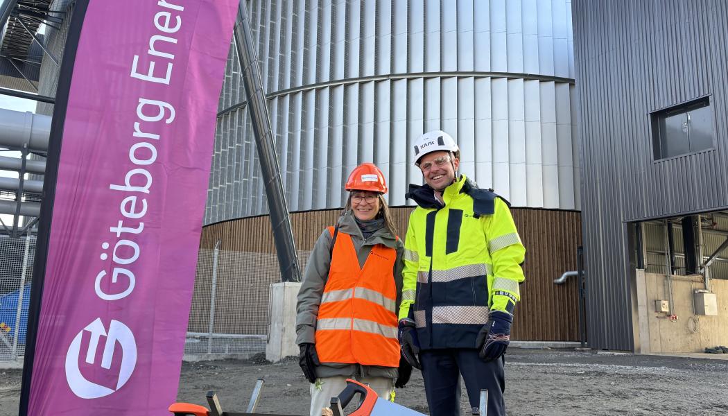 Invigning bioångpanna. Pressbild: Göteborg Energi AB